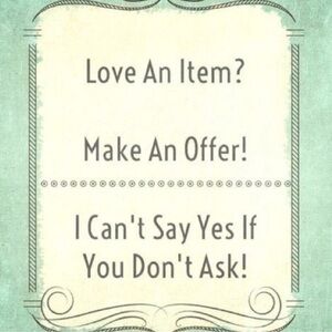 Willing to work with you 😊